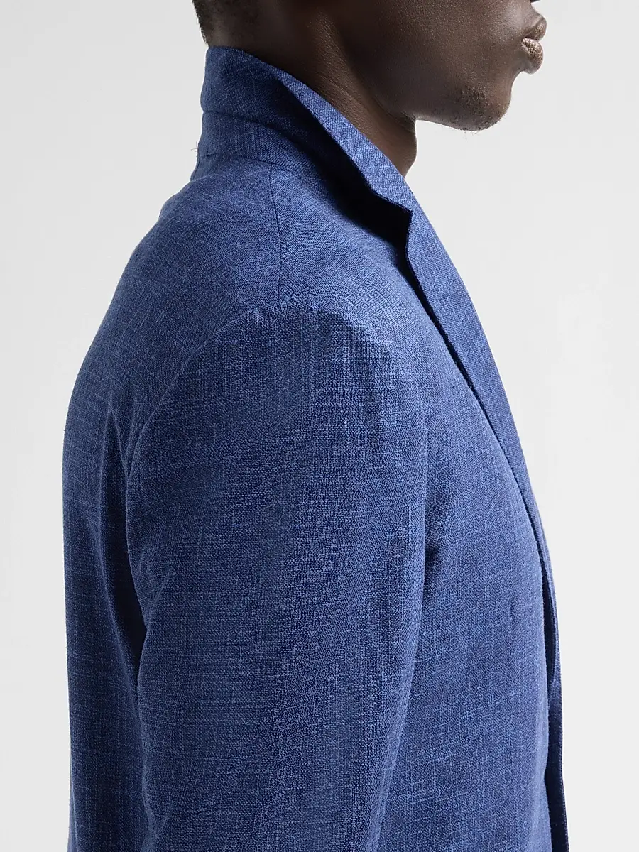 Sartorio Napoli Men's Textured Wool-Silk-Cotton-Blend Sport Coat | Thumbnail 7 Sartorio Napoli Men's Textured Wool-Silk-Cotton-Blend Sport Coat | Thumbnail 7