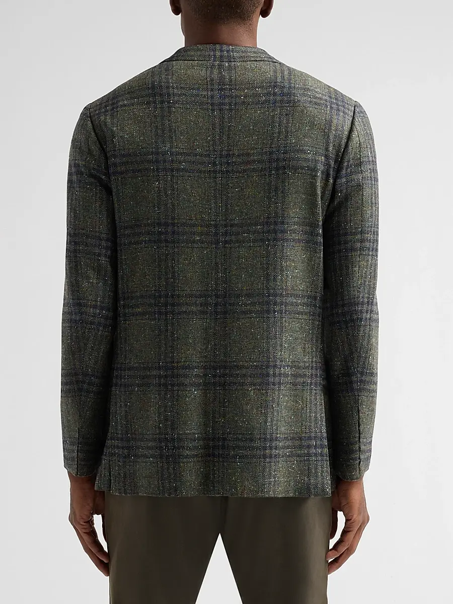 Sartorio Napoli Men's Glen Check Donegal-Effect Wool Sport Coat | Thumbnail 3