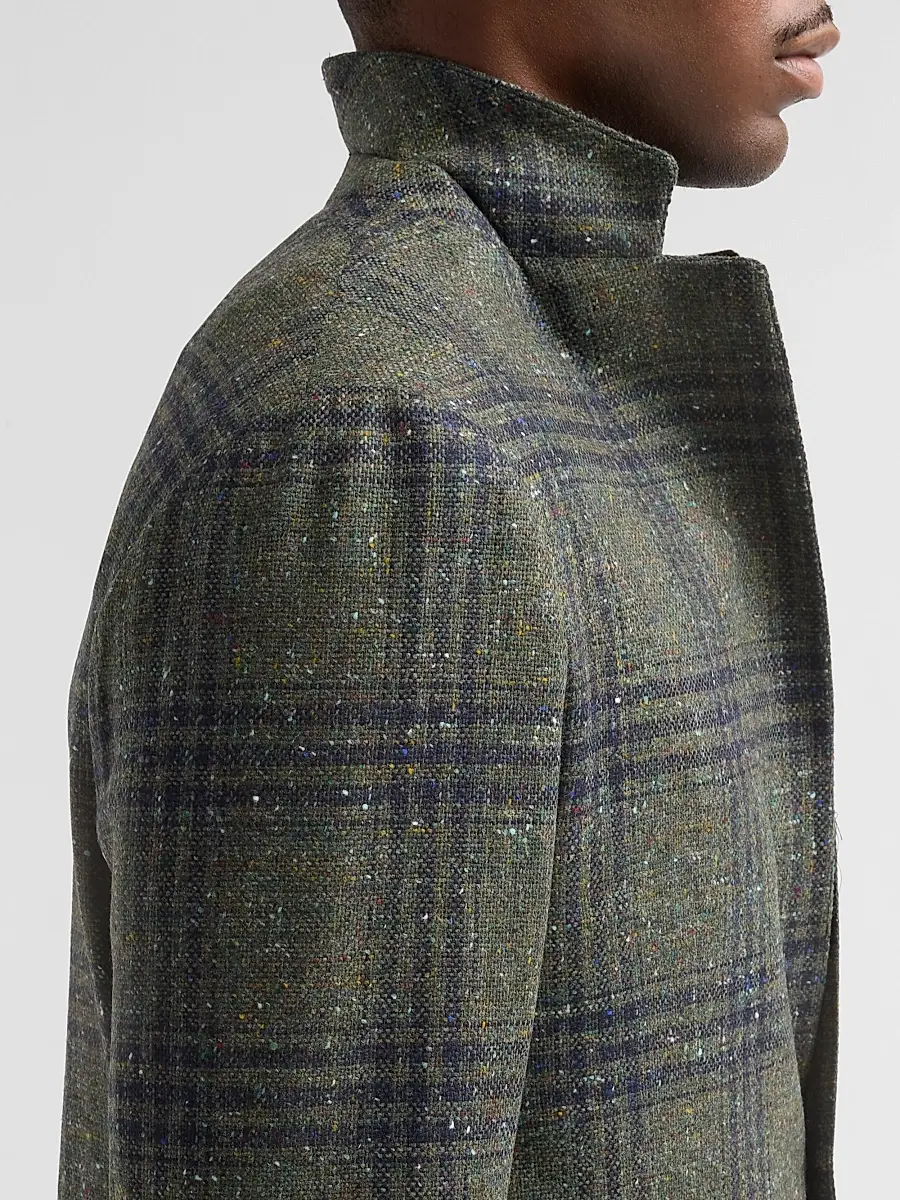 Sartorio Napoli Men's Glen Check Donegal-Effect Wool Sport Coat | Thumbnail 7
