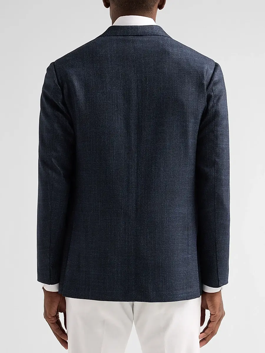 Sartorio Napoli Men's Textured Wool-Silk-Blend Sport Coat | Thumbnail 3 Sartorio Napoli Men's Textured Wool-Silk-Blend Sport Coat | Thumbnail 3