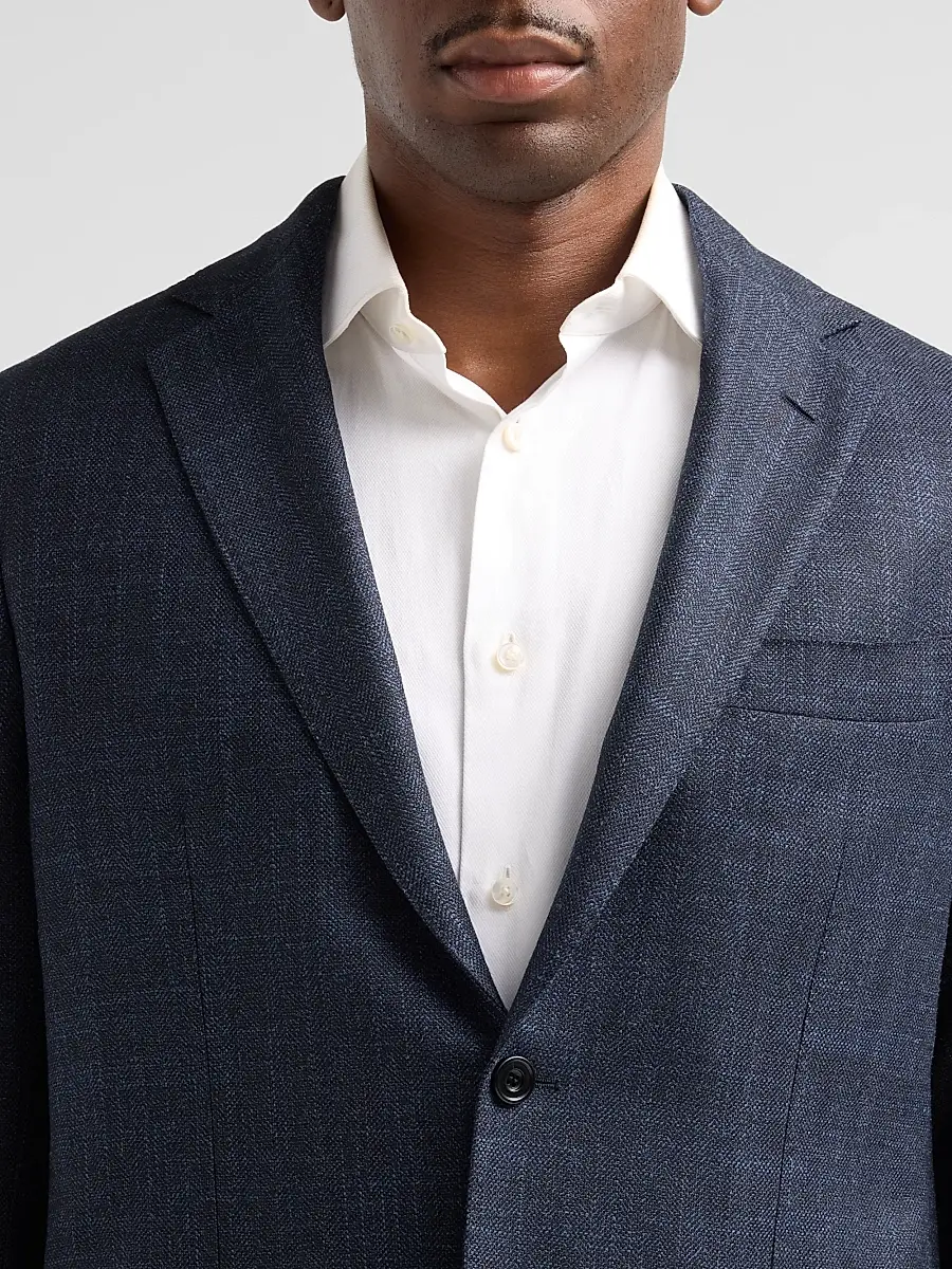 Sartorio Napoli Men's Textured Wool-Silk-Blend Sport Coat | Thumbnail 5 Sartorio Napoli Men's Textured Wool-Silk-Blend Sport Coat | Thumbnail 5
