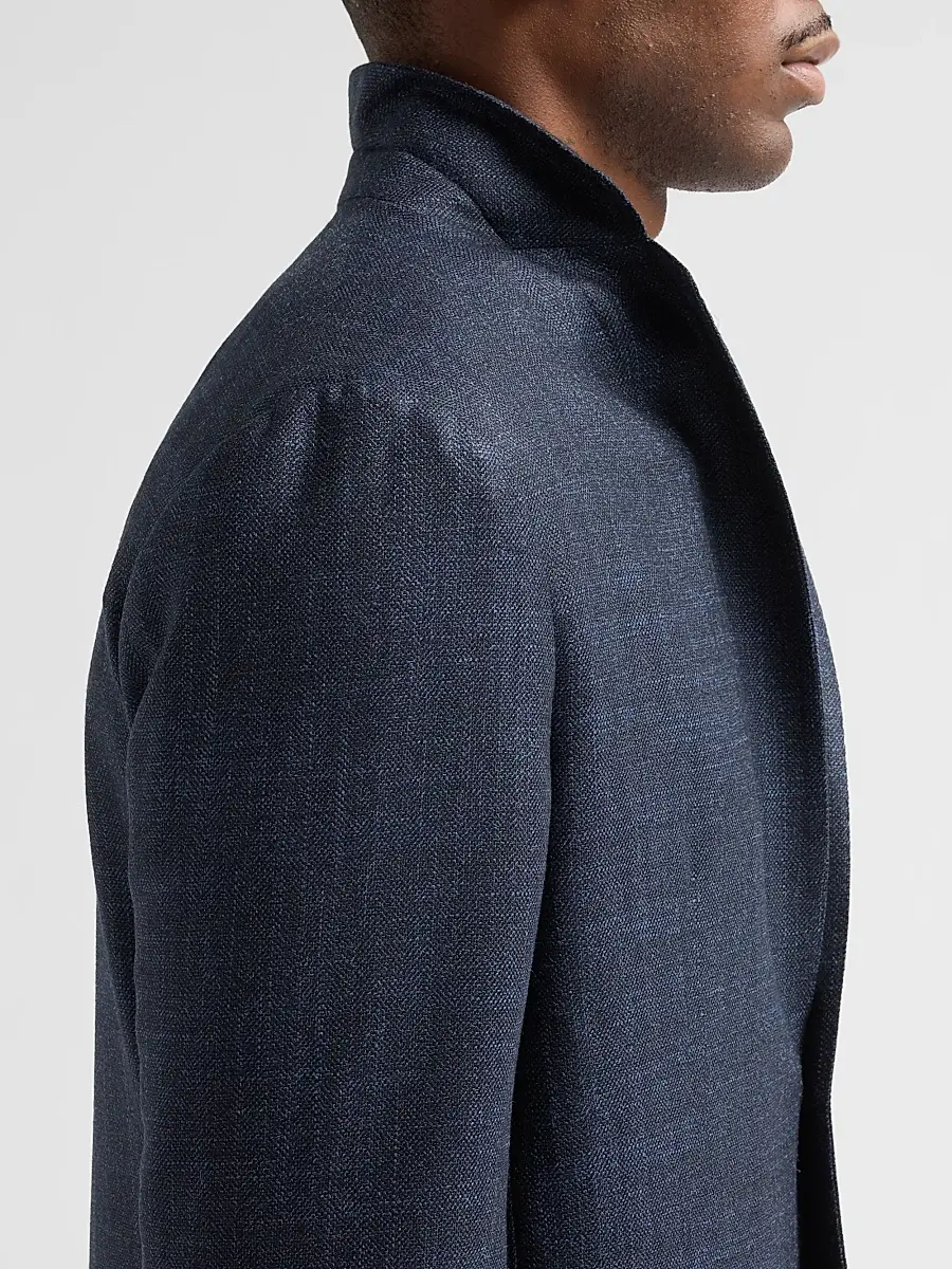 Sartorio Napoli Men's Textured Wool-Silk-Blend Sport Coat | Thumbnail 7 Sartorio Napoli Men's Textured Wool-Silk-Blend Sport Coat | Thumbnail 7