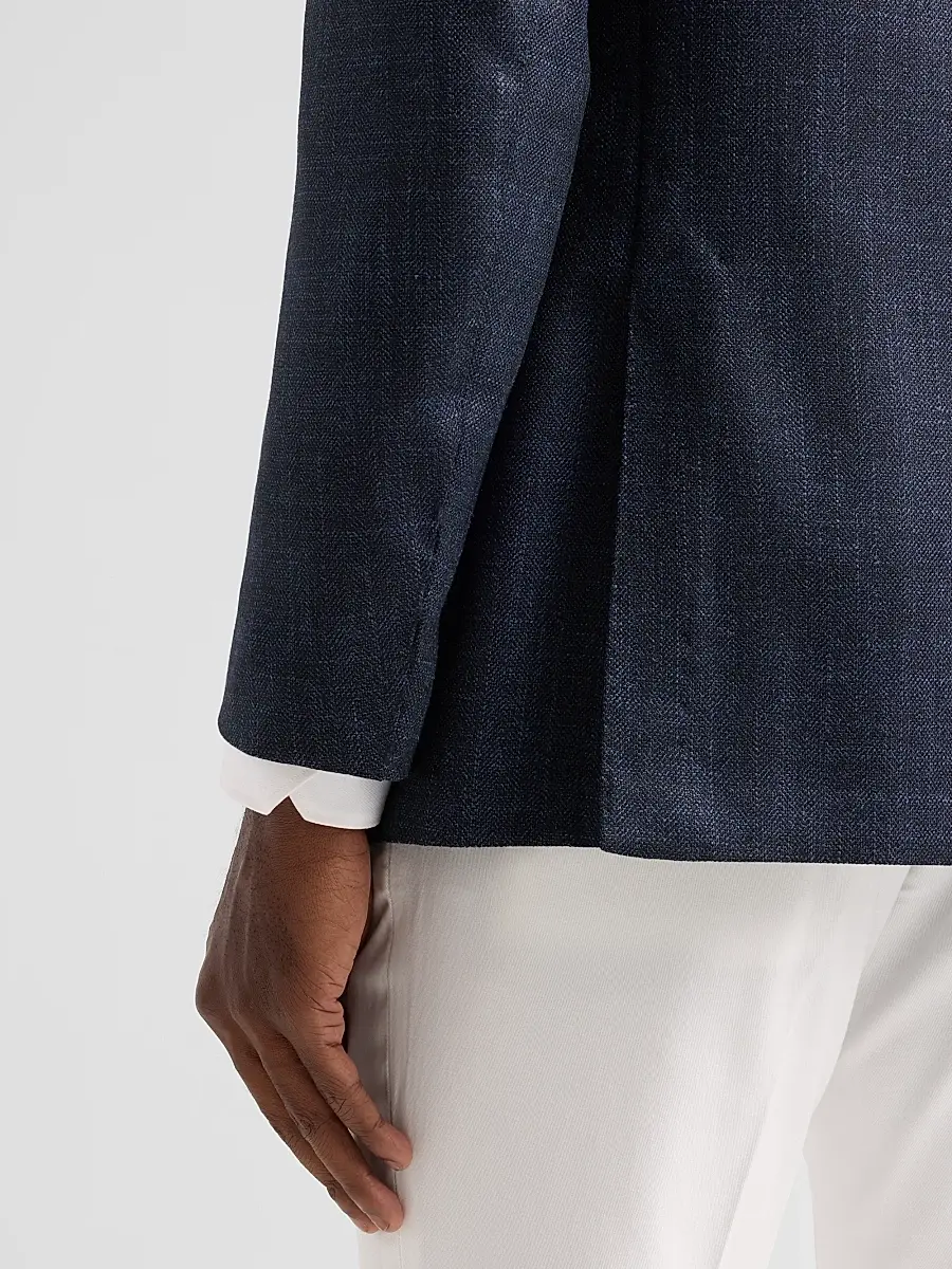Sartorio Napoli Men's Textured Wool-Silk-Blend Sport Coat | Thumbnail 8 Sartorio Napoli Men's Textured Wool-Silk-Blend Sport Coat | Thumbnail 8