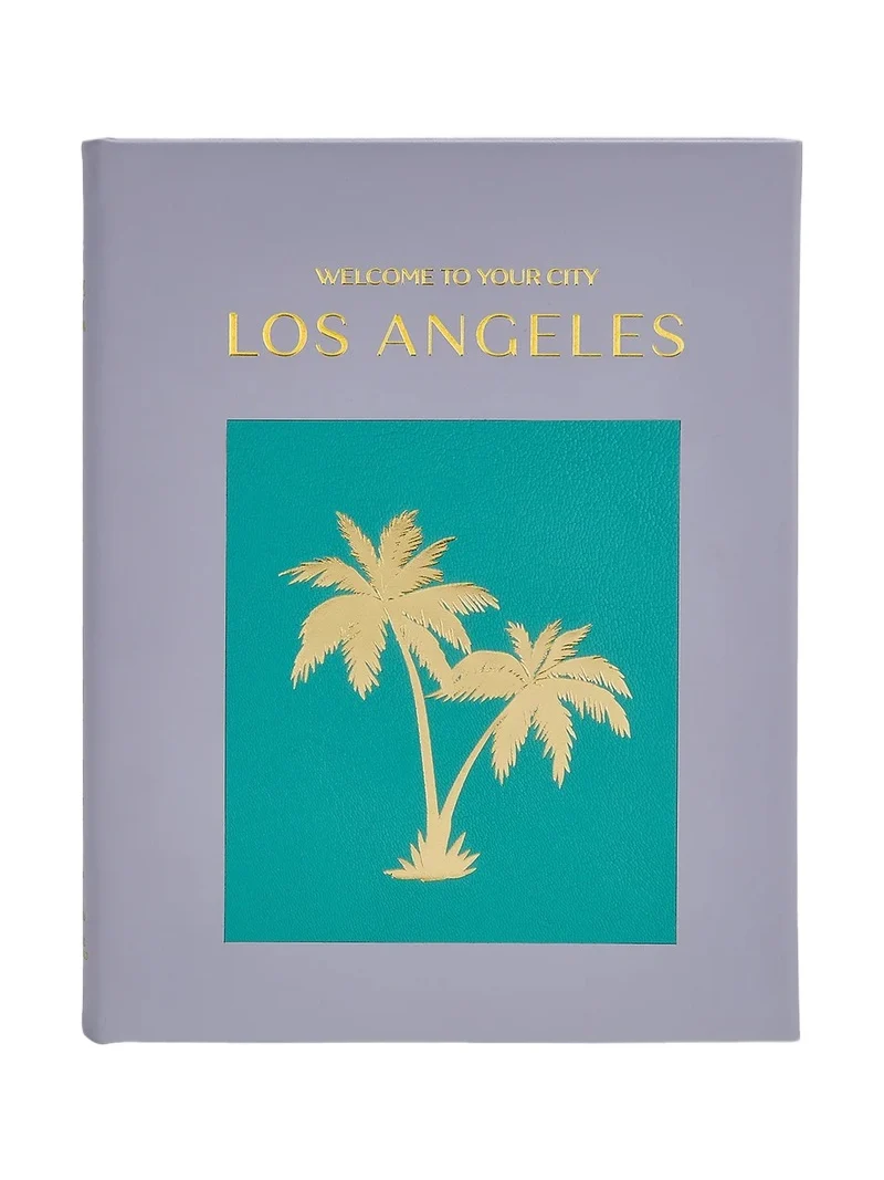 Graphic Image Trope Los Angeles Leather Bound Book