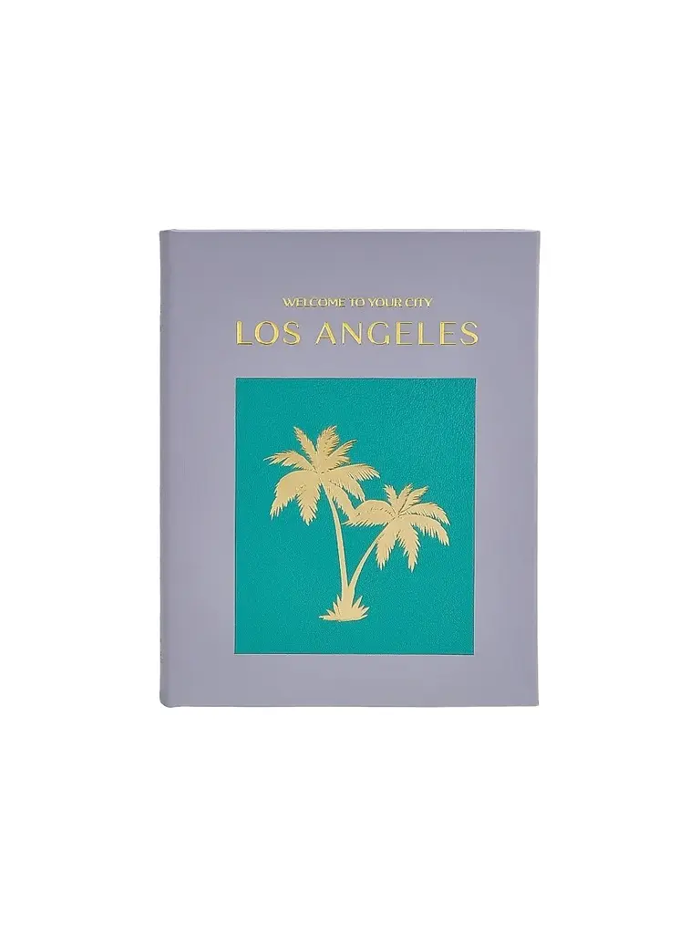 Graphic Image Trope Los Angeles Leather Bound Book