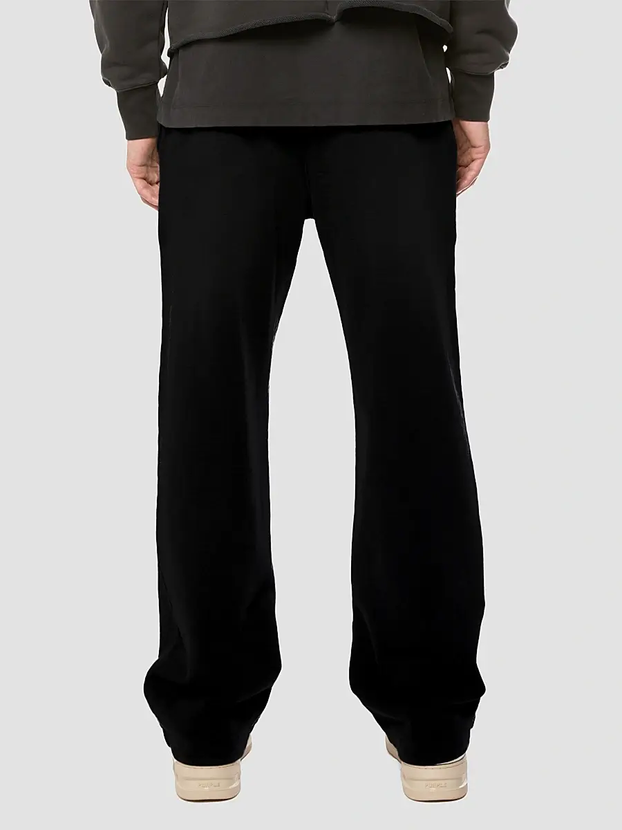 Purple Brand Men's Logo Cotton Fleece Straight-Leg Sweatpants | Thumbnail 2 Purple Brand Men's Logo Cotton Fleece Straight-Leg Sweatpants | Thumbnail 2