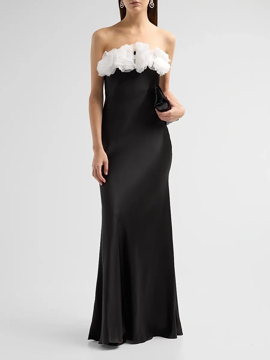 As It May Women's Elea Rose Strapless Column Gown | Thumbnail 2 As It May Women's Elea Rose Strapless Column Gown | Thumbnail 2