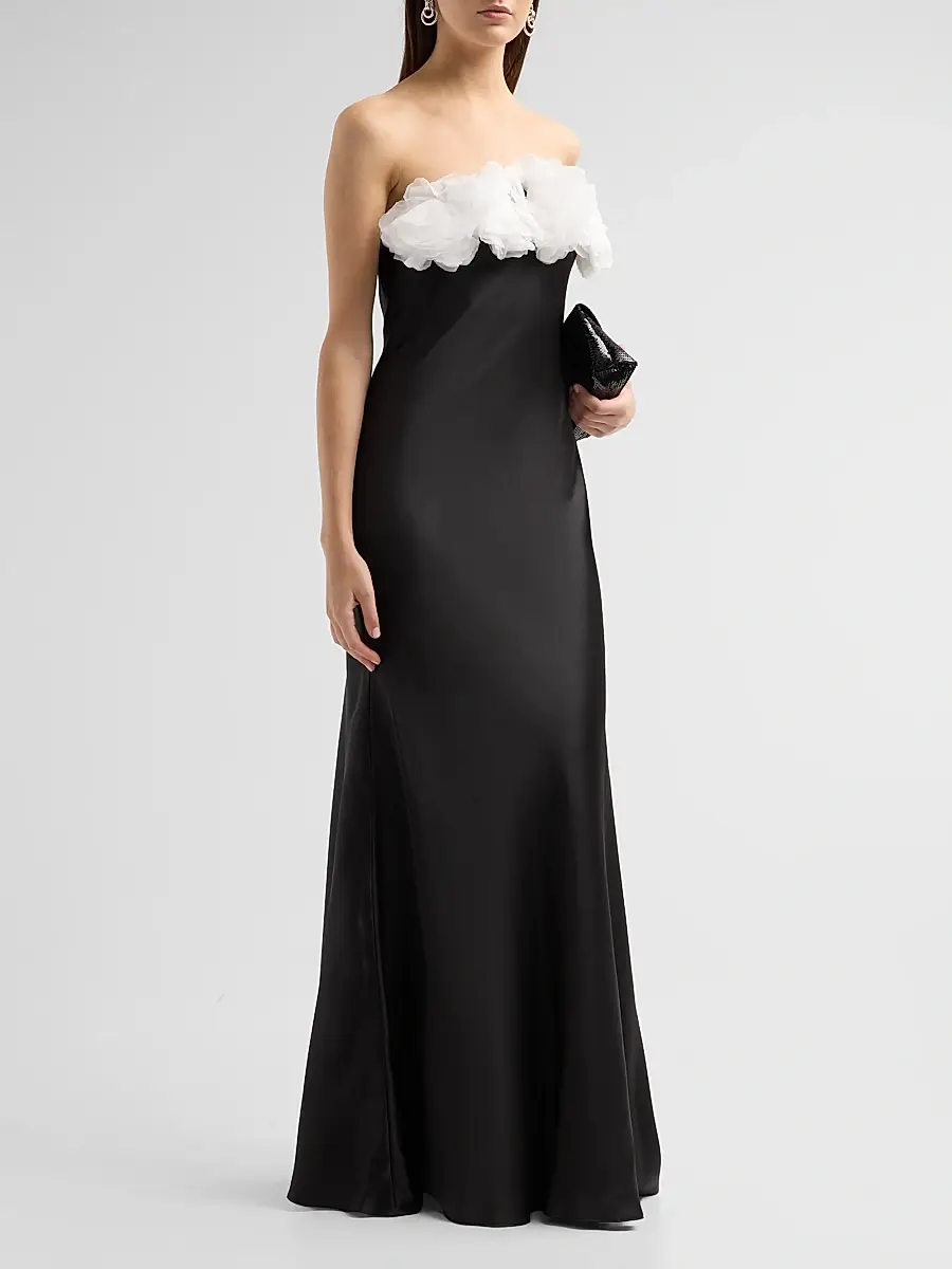 As It May Women's Elea Rose Strapless Column Gown | Thumbnail 4 As It May Women's Elea Rose Strapless Column Gown | Thumbnail 4