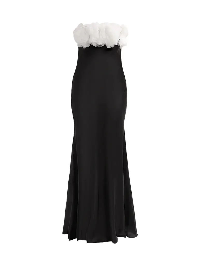 As It May Women's Elea Rose Strapless Column Gown