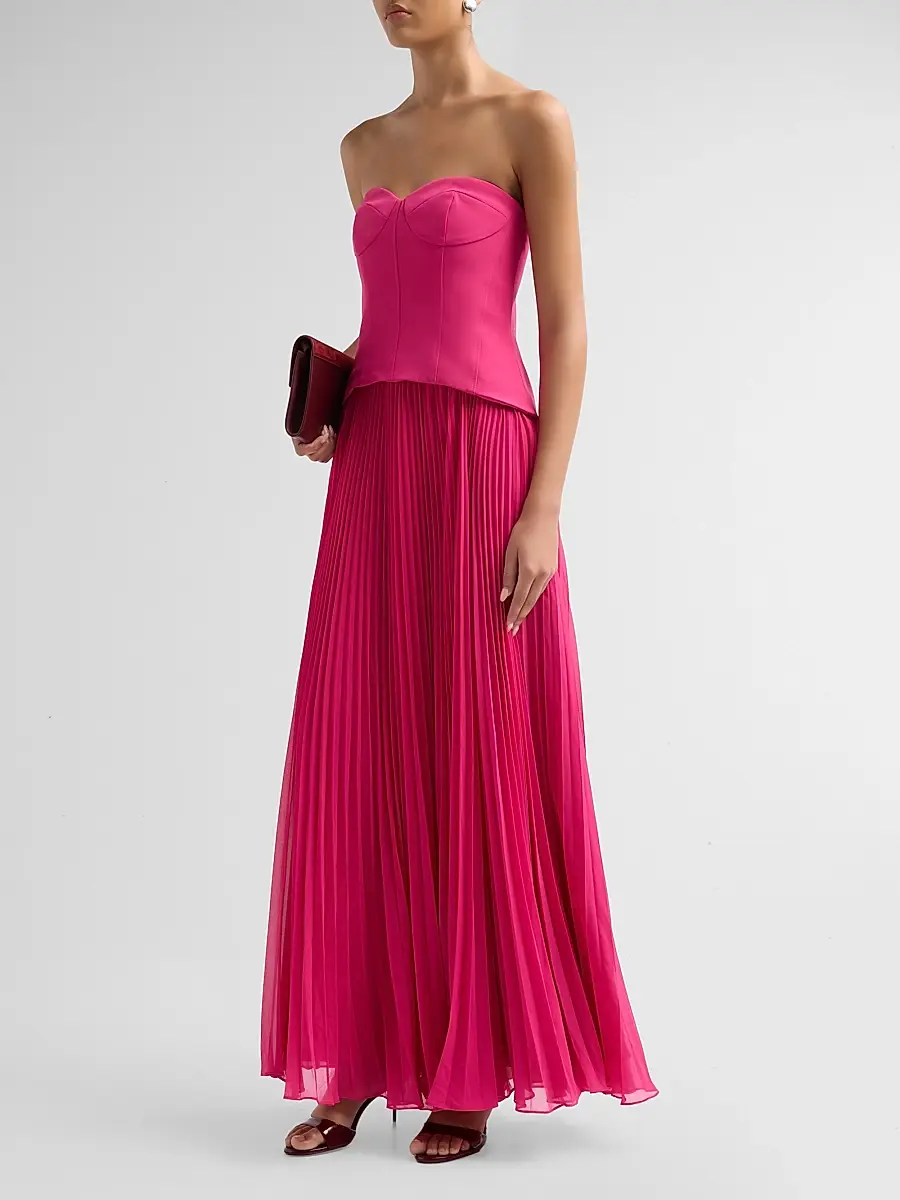 As It May Women's Odette Strapless Crepe-Chiffon Gown | Thumbnail 4 As It May Women's Odette Strapless Crepe-Chiffon Gown | Thumbnail 4