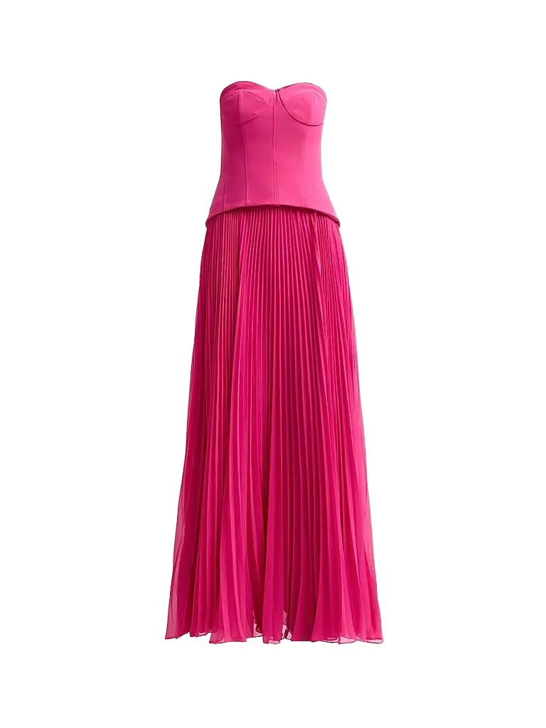 As It May Women's Odette Strapless Crepe-Chiffon Gown