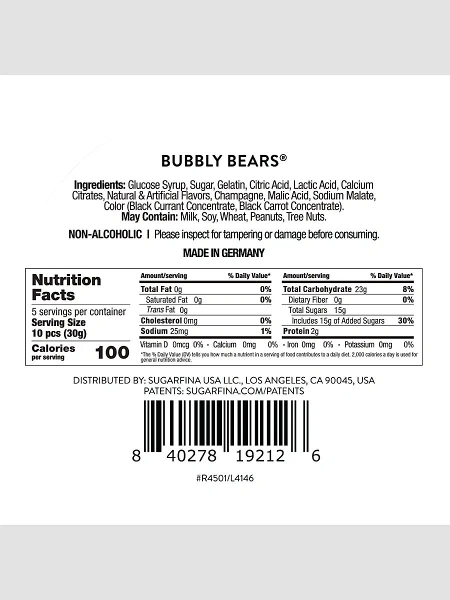 Sugarfina Bubbly BearsCelebration Bottle | Thumbnail 3 Sugarfina Bubbly BearsCelebration Bottle | Thumbnail 3