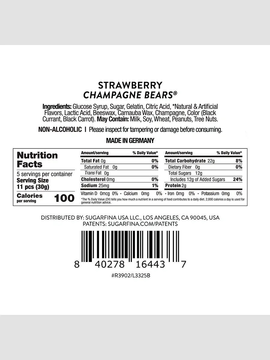 Sugarfina StrawberryChampagne BearsCelebration Bottle | Thumbnail 4 Sugarfina StrawberryChampagne BearsCelebration Bottle | Thumbnail 4
