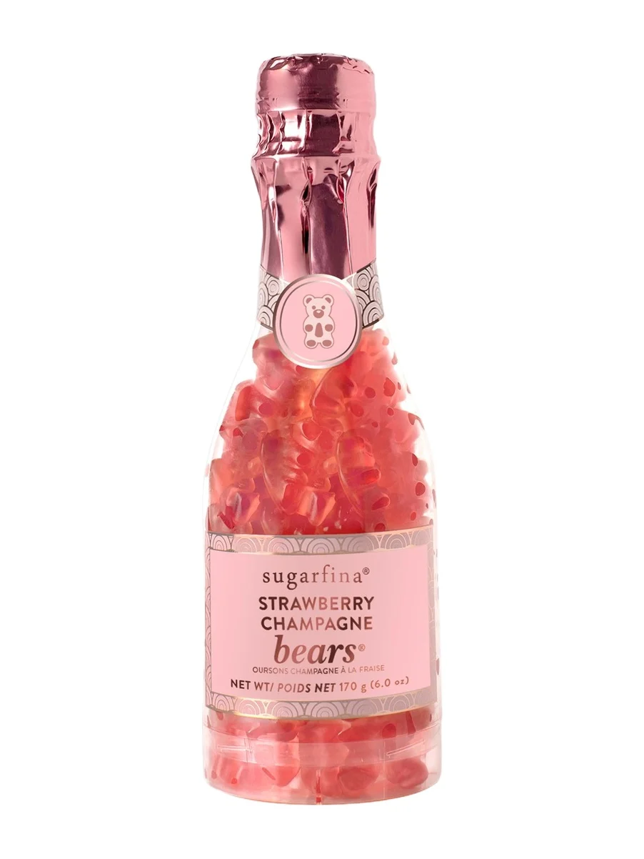 Sugarfina StrawberryChampagne BearsCelebration Bottle