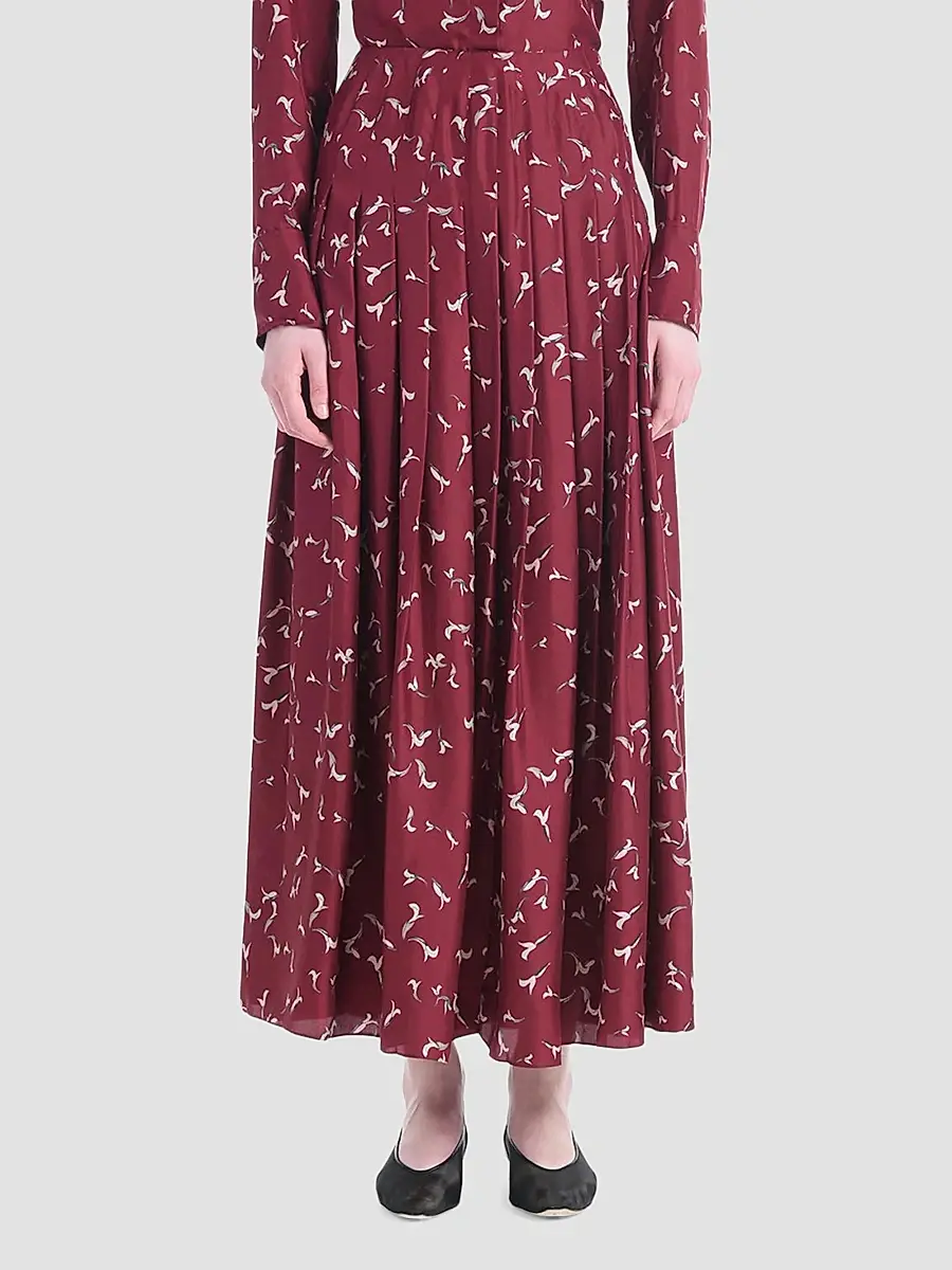 Altuzarra Women's Monti Printed Pleated Maxi Skirt | Thumbnail 2 Altuzarra Women's Monti Printed Pleated Maxi Skirt | Thumbnail 2