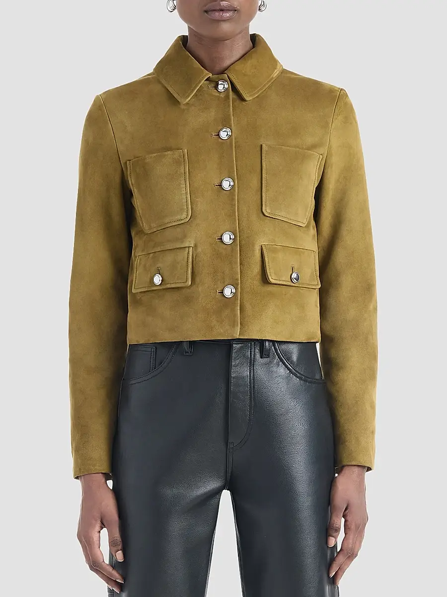 Altuzarra Women's Astley Suede Jacket | Thumbnail 3 Altuzarra Women's Astley Suede Jacket | Thumbnail 3