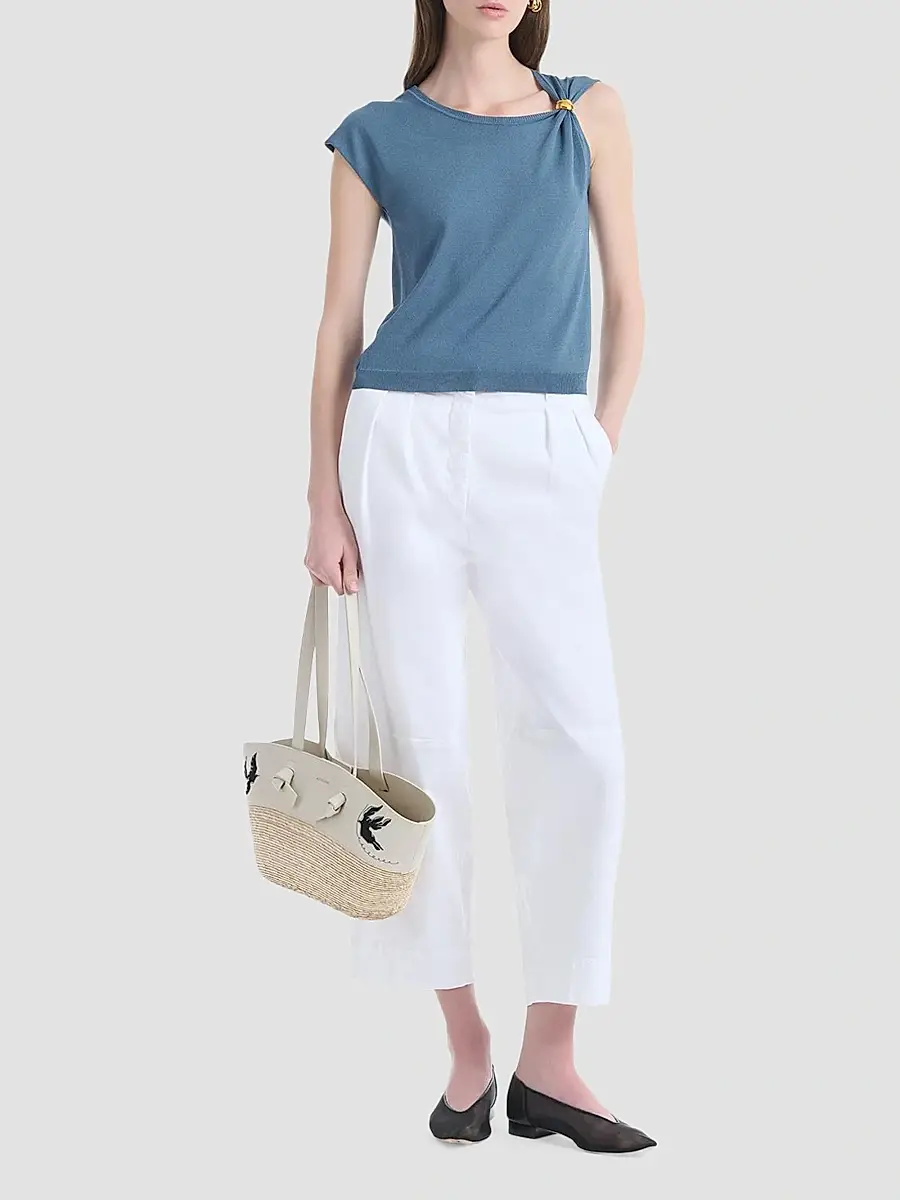 Altuzarra Women's Rinaldi Knotted T-Shirt | Thumbnail 2 Altuzarra Women's Rinaldi Knotted T-Shirt | Thumbnail 2