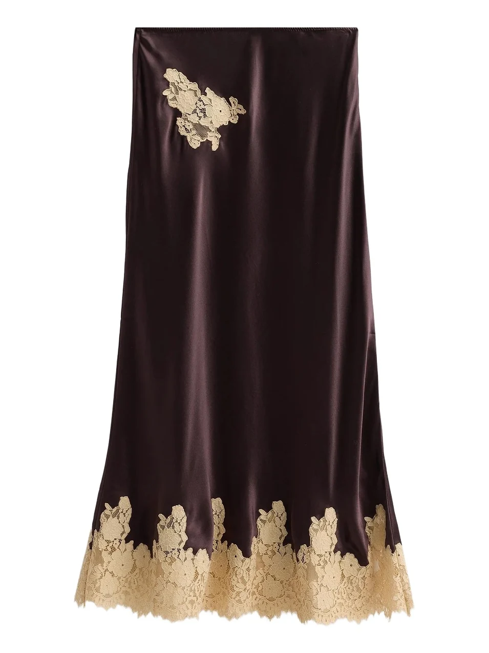 Women's Elowen Bias-Cut Silk Midi Skirt