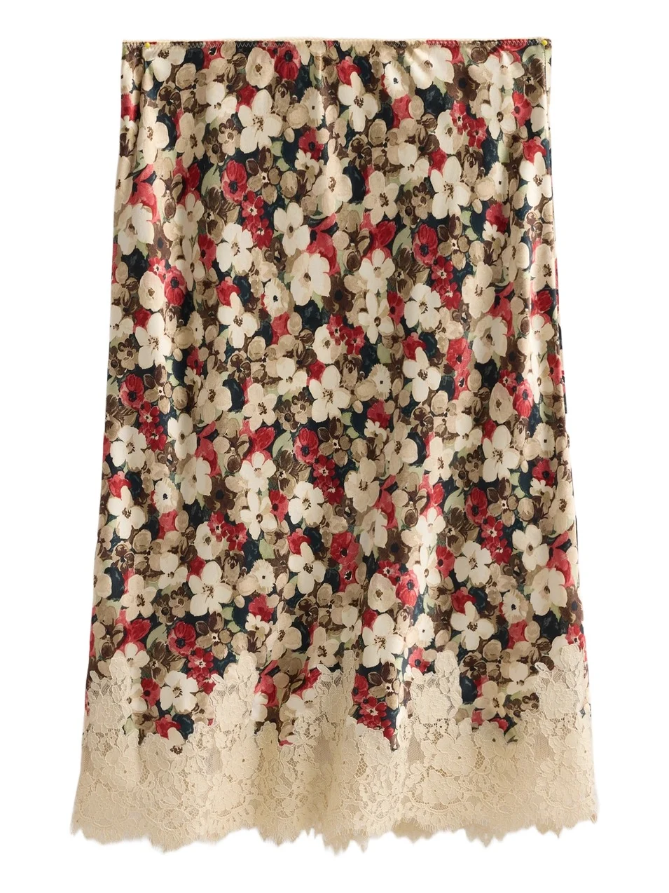 Women's Elowette Lace-Trim Silk Skirt Women's Elowette Lace-Trim Silk Skirt