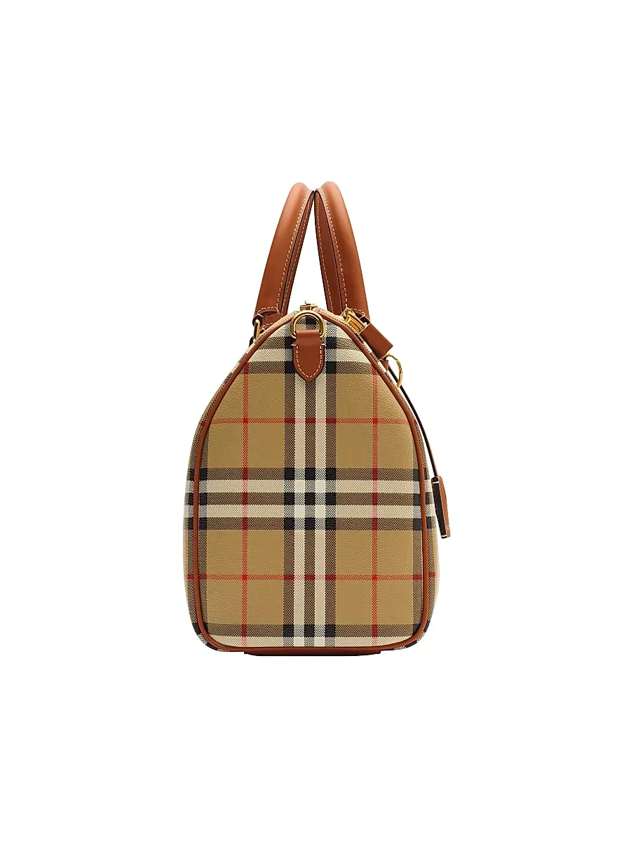 Burberry Women's Medium Check Bowling Bag | Thumbnail 4