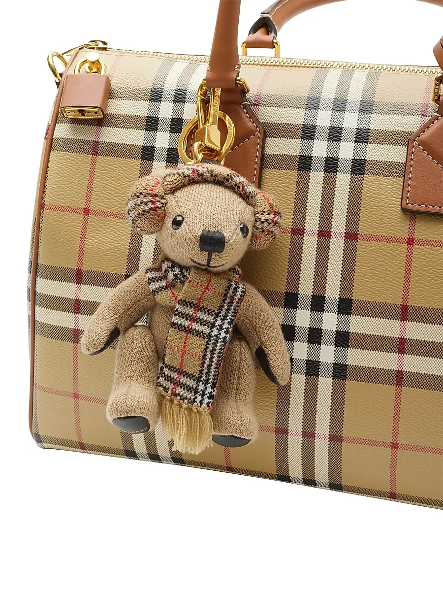 Burberry Women's Medium Check Bowling Bag | Thumbnail 6