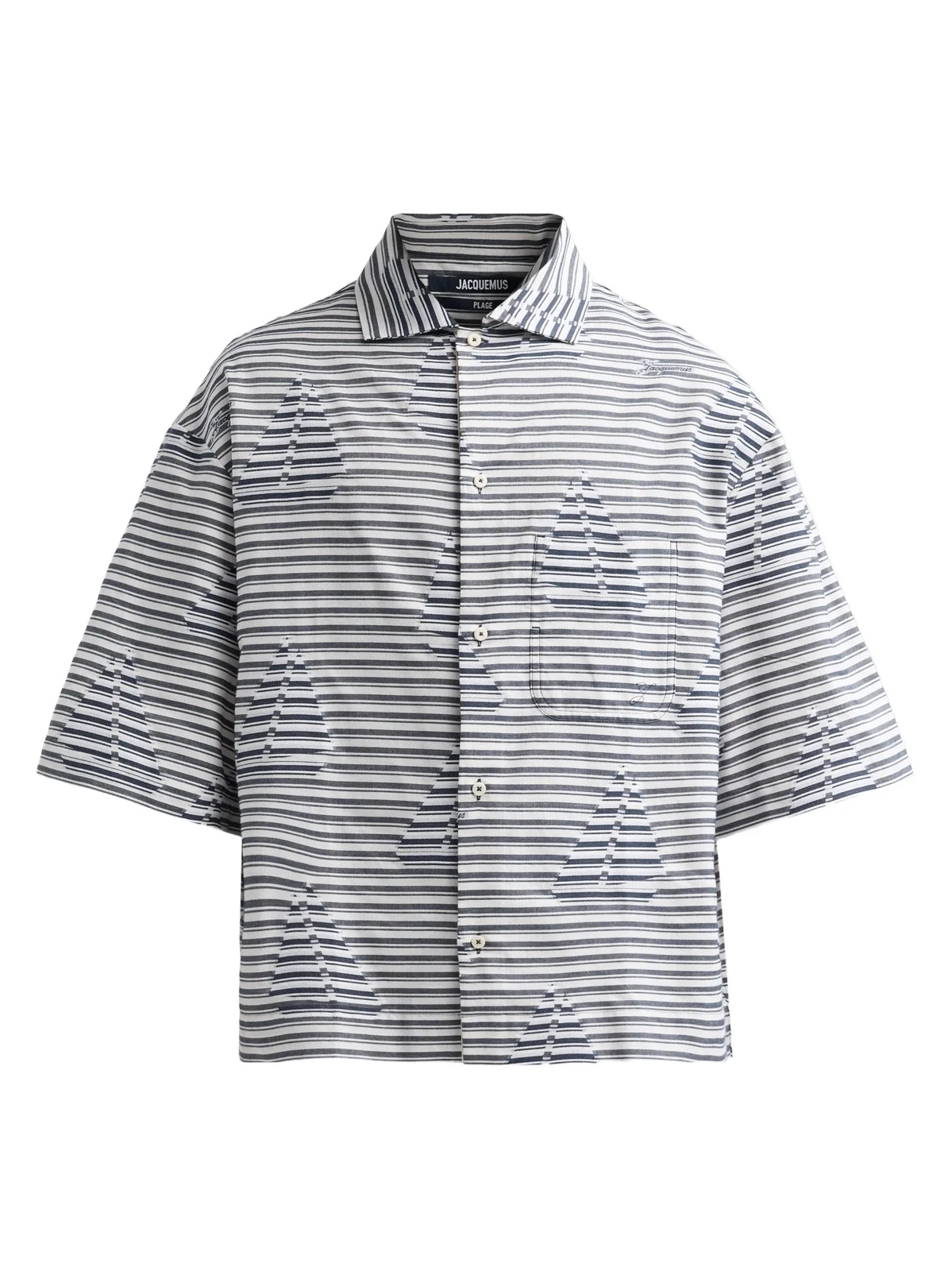 Men's Printed Cotton Short-Sleeve Shirt Men's Printed Cotton Short-Sleeve Shirt