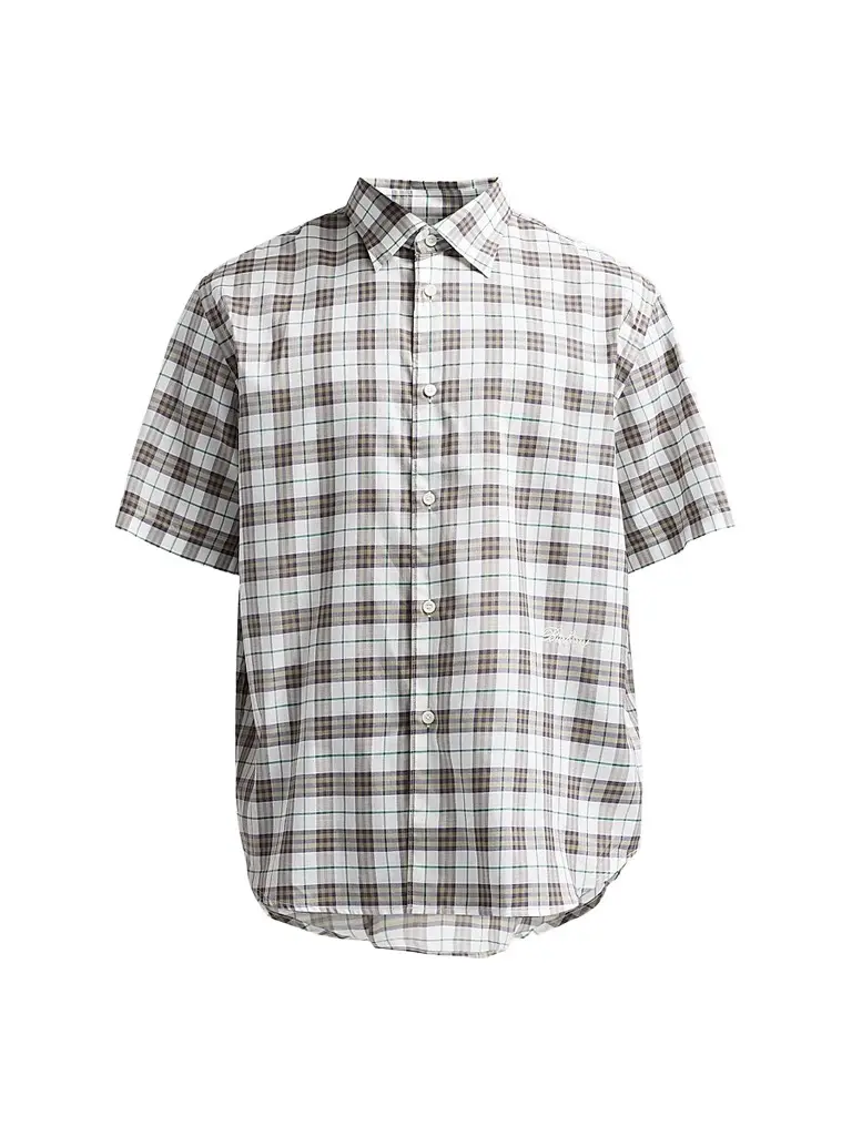 Burberry Men's Radmar Checked Cotton Shirt | Image 1 Burberry Men's Radmar Checked Cotton Shirt | Image 1