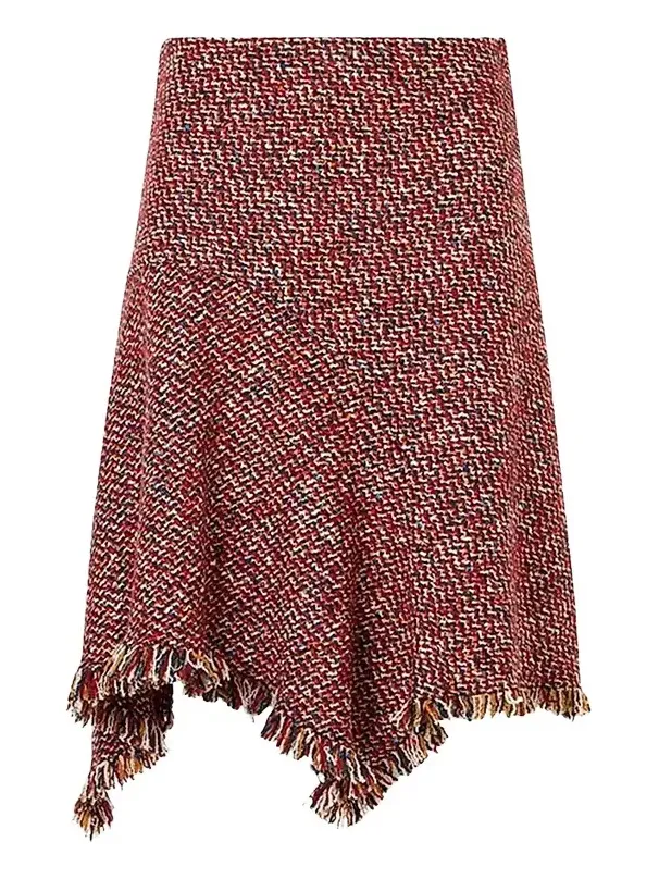 Akris punto Women's Tweed Handkerchief Skirt