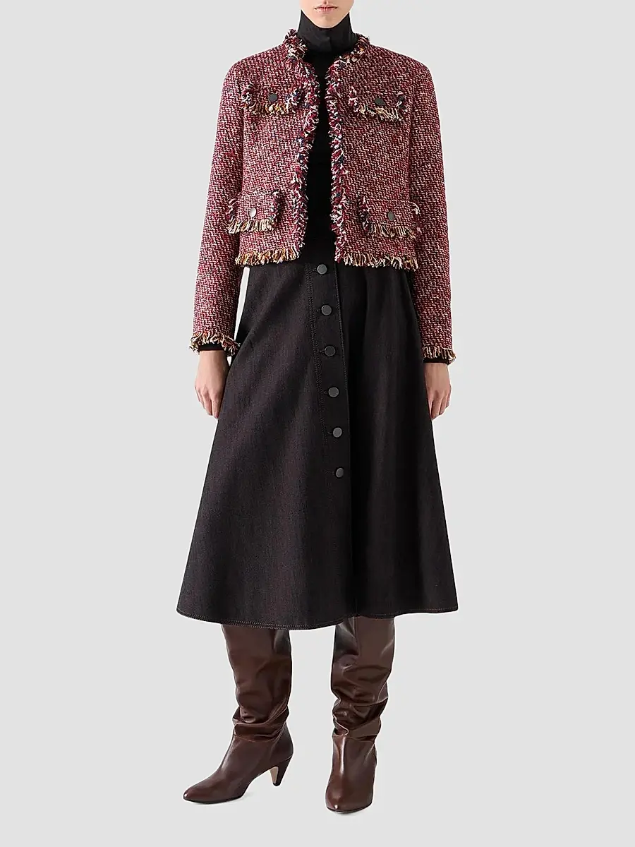 Akris punto Women's Tweed Short Jacket | Thumbnail 2