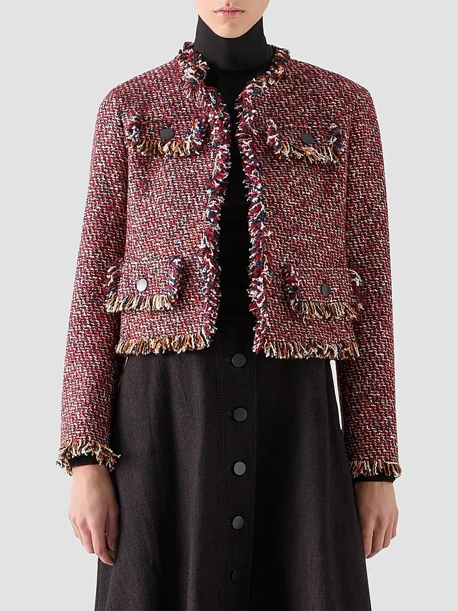 Akris punto Women's Tweed Short Jacket | Thumbnail 4