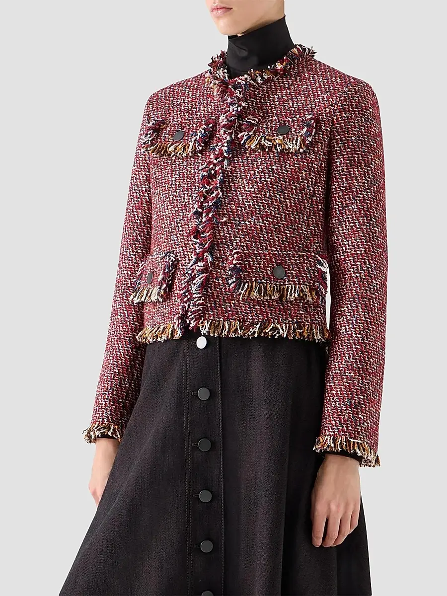 Akris punto Women's Tweed Short Jacket | Thumbnail 5