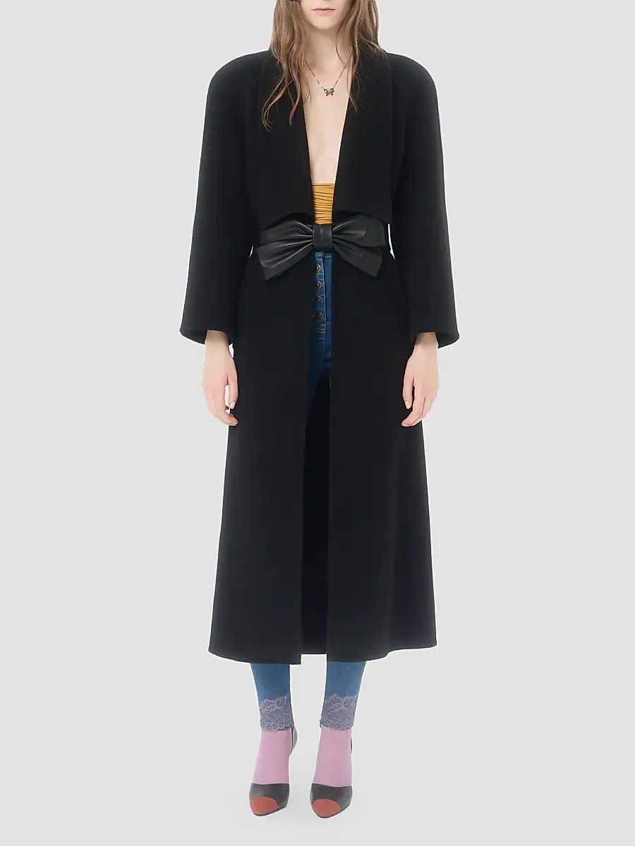 Valentino Women's Soft Drap Coat | Thumbnail 2 Valentino Women's Soft Drap Coat | Thumbnail 2