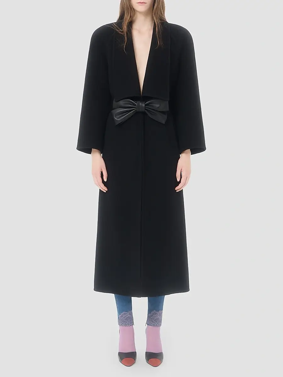 Valentino Women's Soft Drap Coat | Thumbnail 3 Valentino Women's Soft Drap Coat | Thumbnail 3