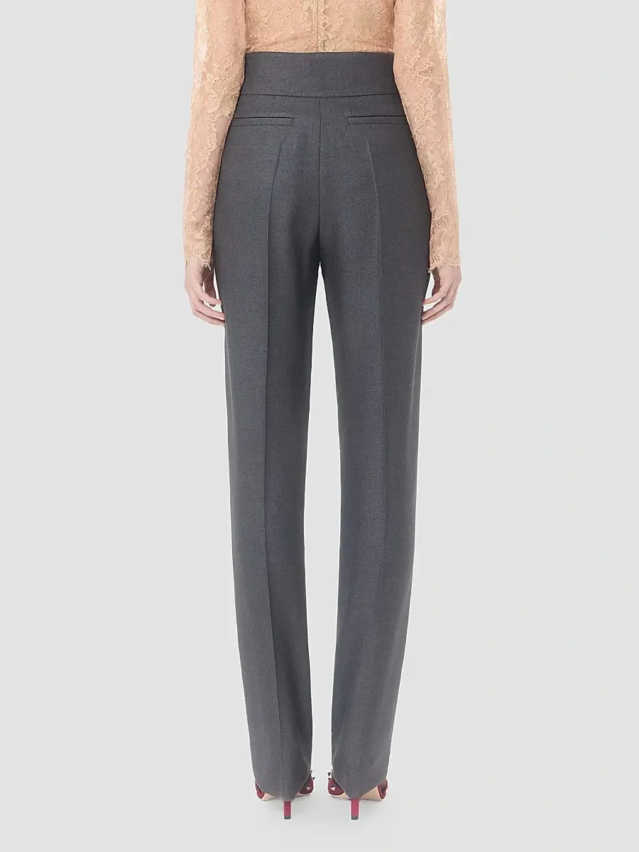 Valentino Women's Textured Silk Wool Pants | Thumbnail 5 Valentino Women's Textured Silk Wool Pants | Thumbnail 5