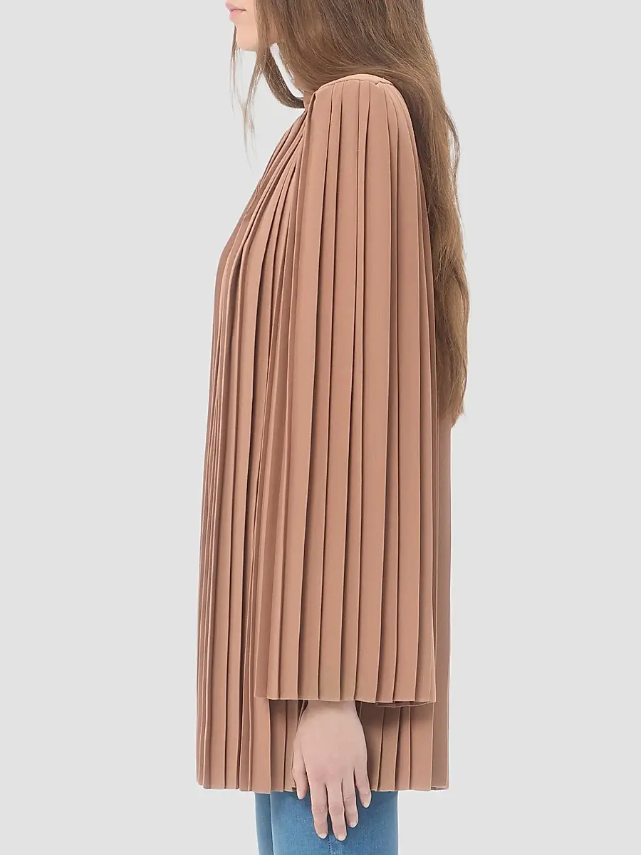 Valentino Women's Cady Couture Pleated Top | Thumbnail 4