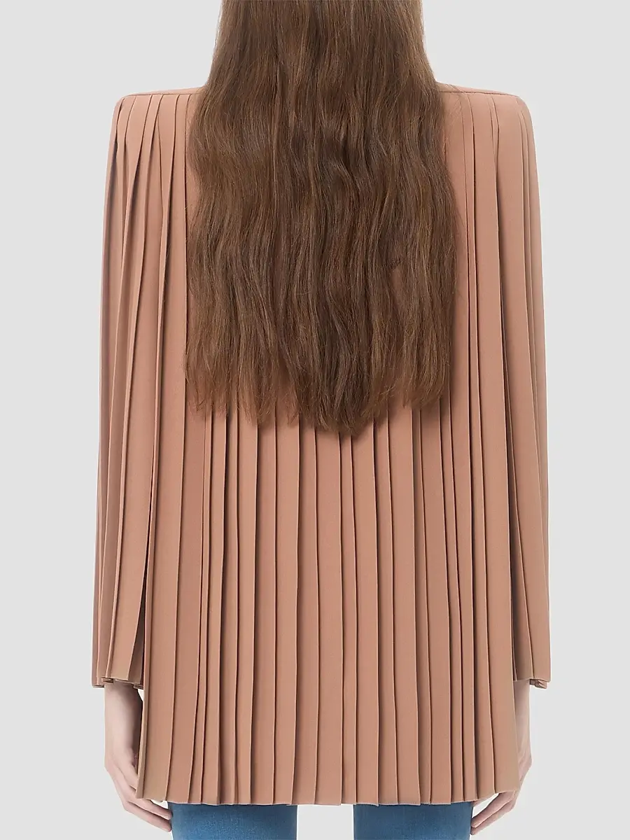 Valentino Women's Cady Couture Pleated Top | Thumbnail 5