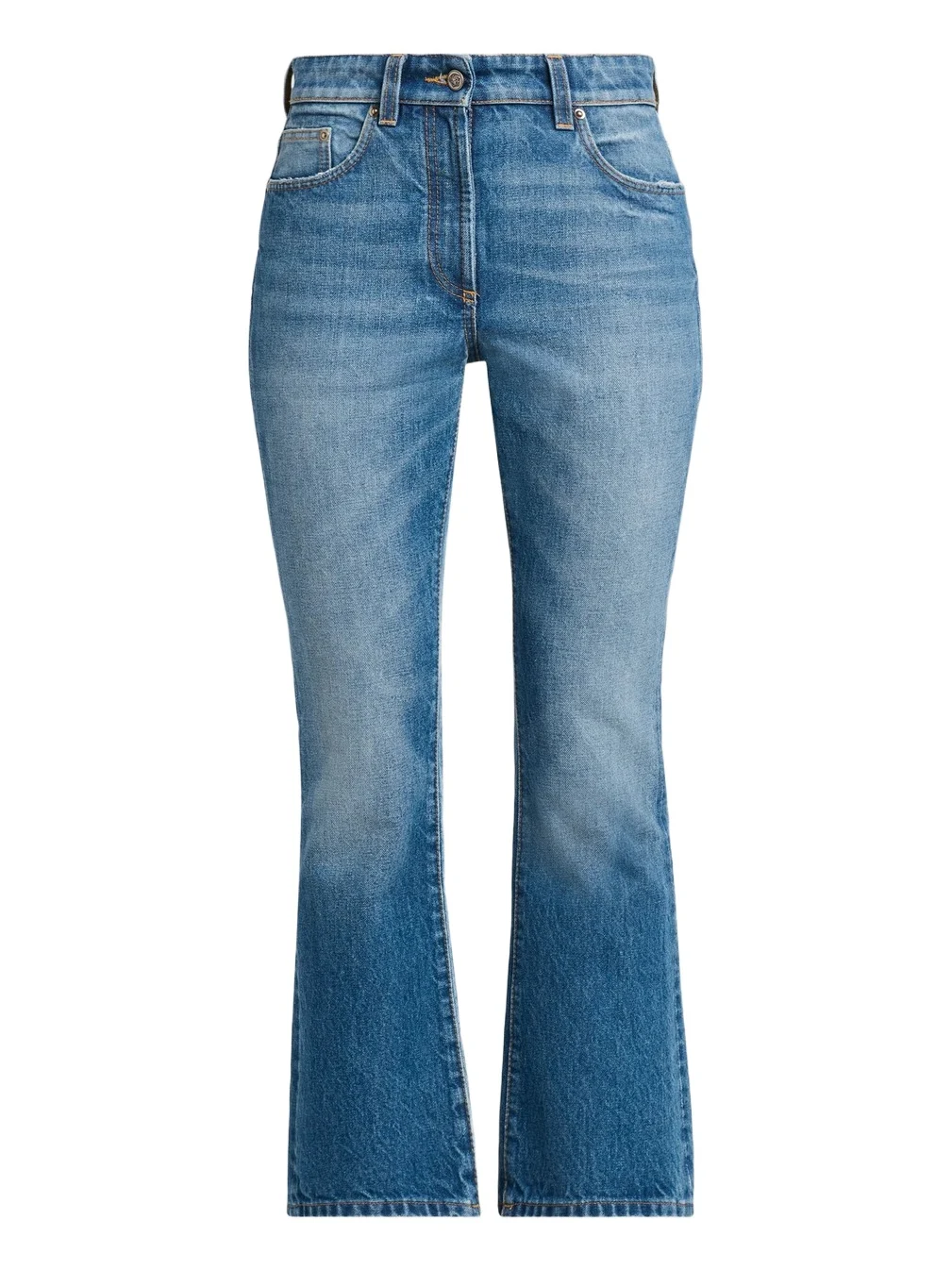 Women's Stone-Wash Crop Slim Jeans