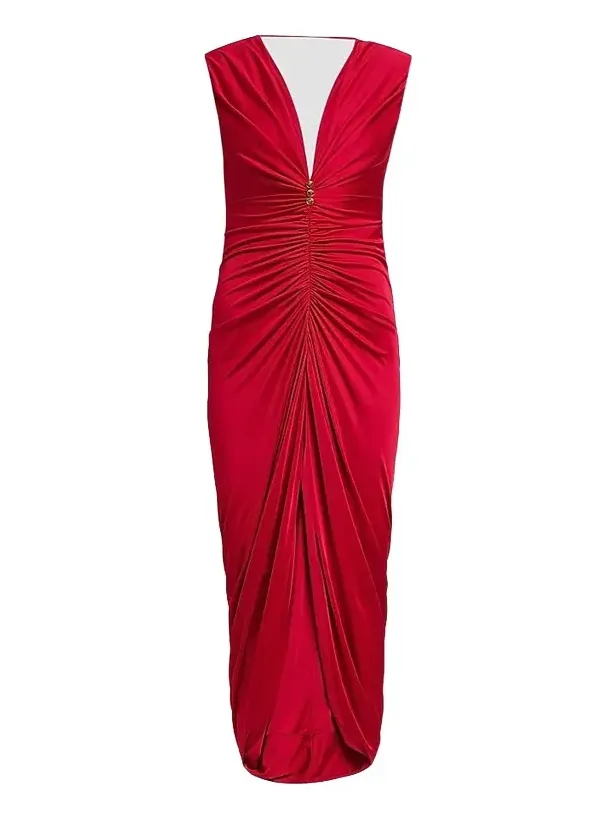 Versace Women's Ruched Liquid Jersey Cocktail Dress
