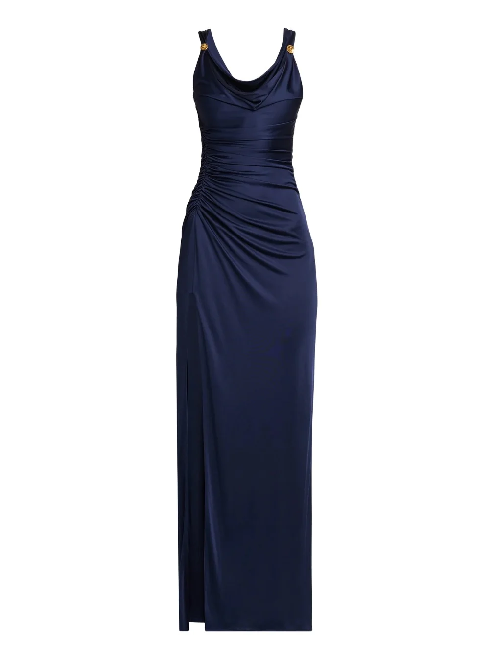 Women's Medusa Button Liquid Jersey Gown