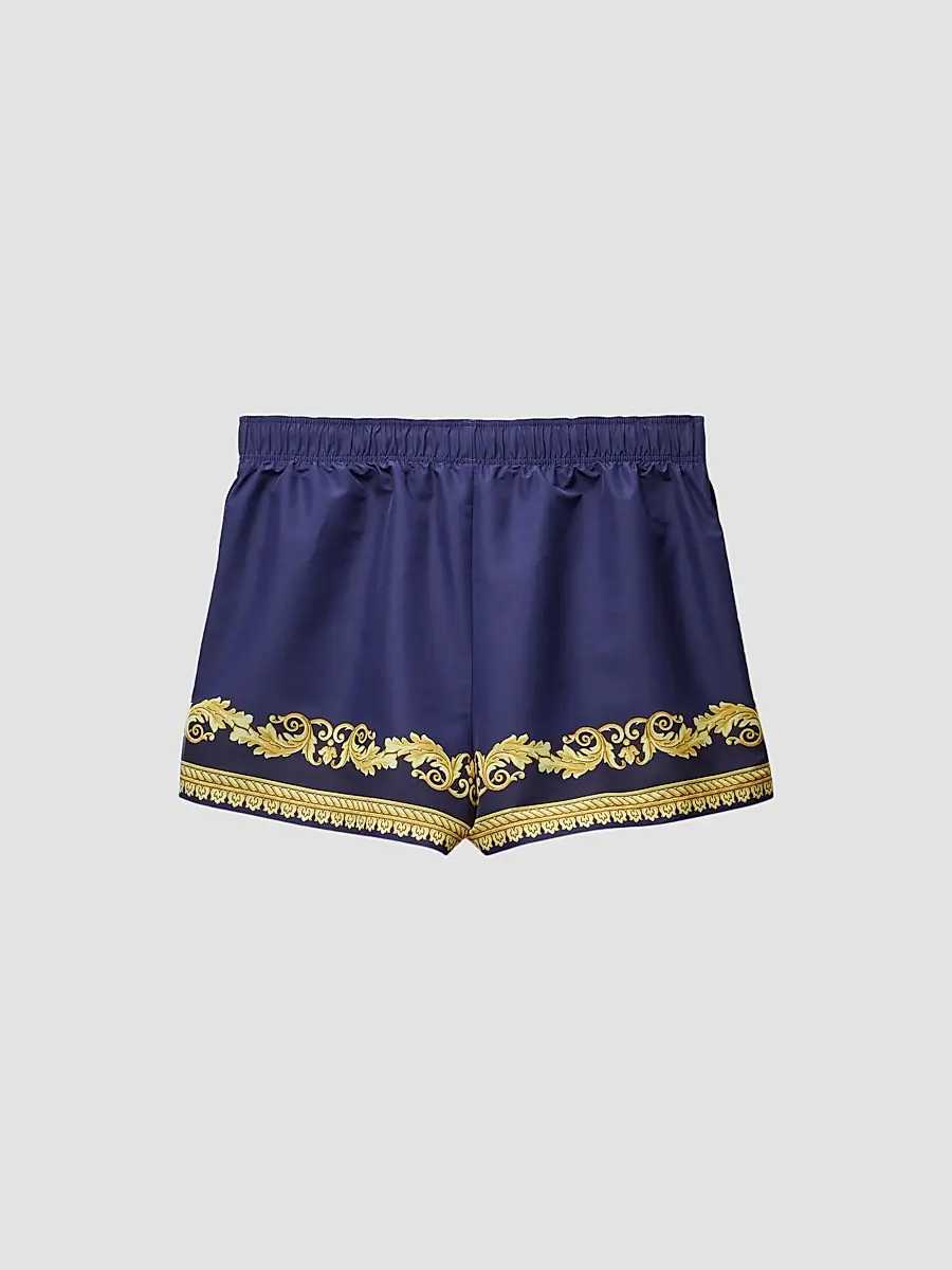 Versace Men's Barocco-Print Swim Shorts | Thumbnail 2