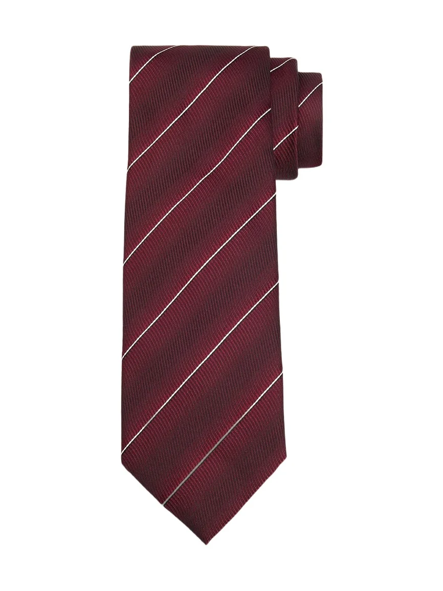 Tom Ford Men's Linen Diagonal Striped Tie