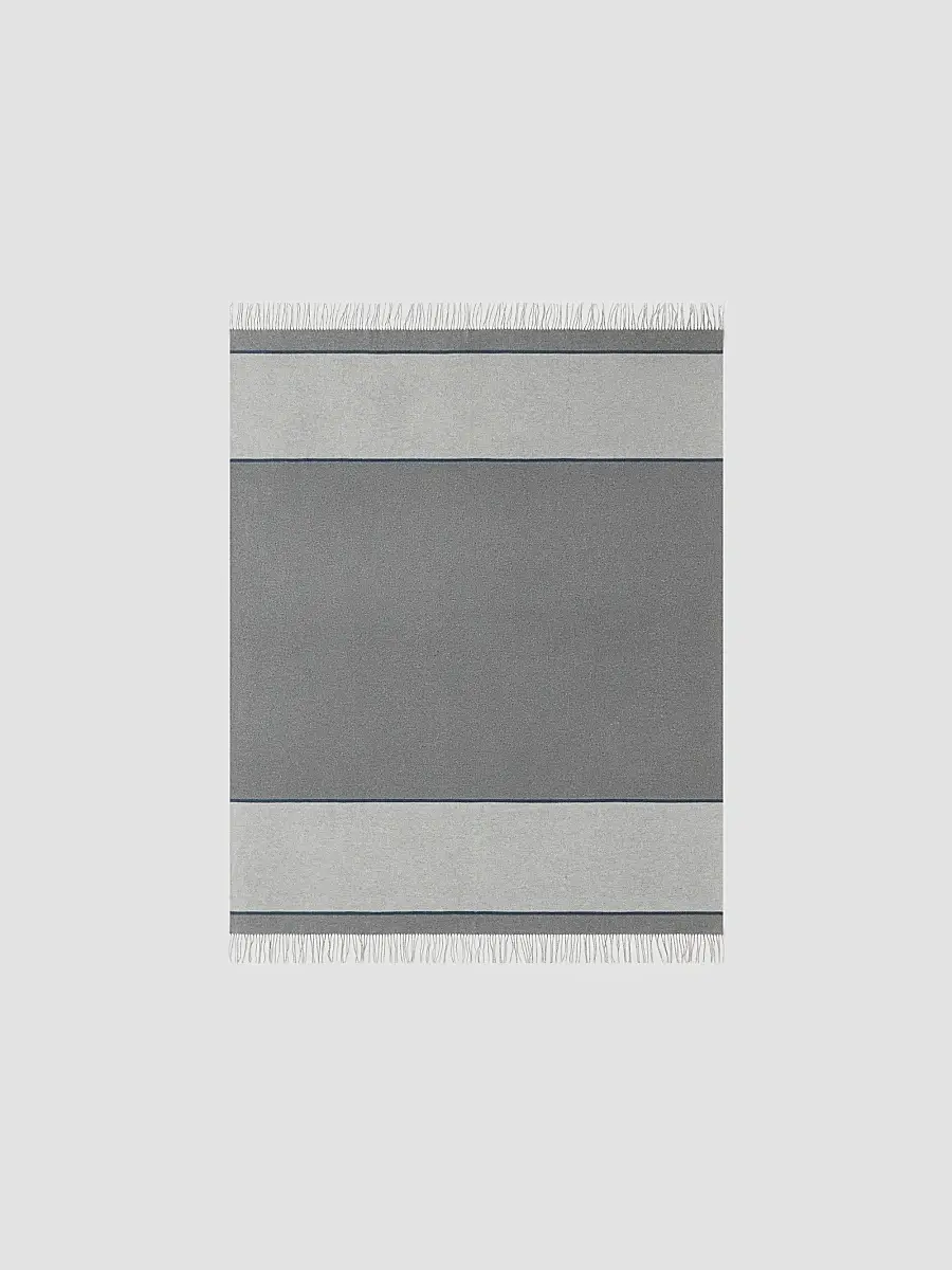 Brunello Cucinelli Silk Color Block Throw | Thumbnail 2 Brunello Cucinelli Silk Color Block Throw | Thumbnail 2