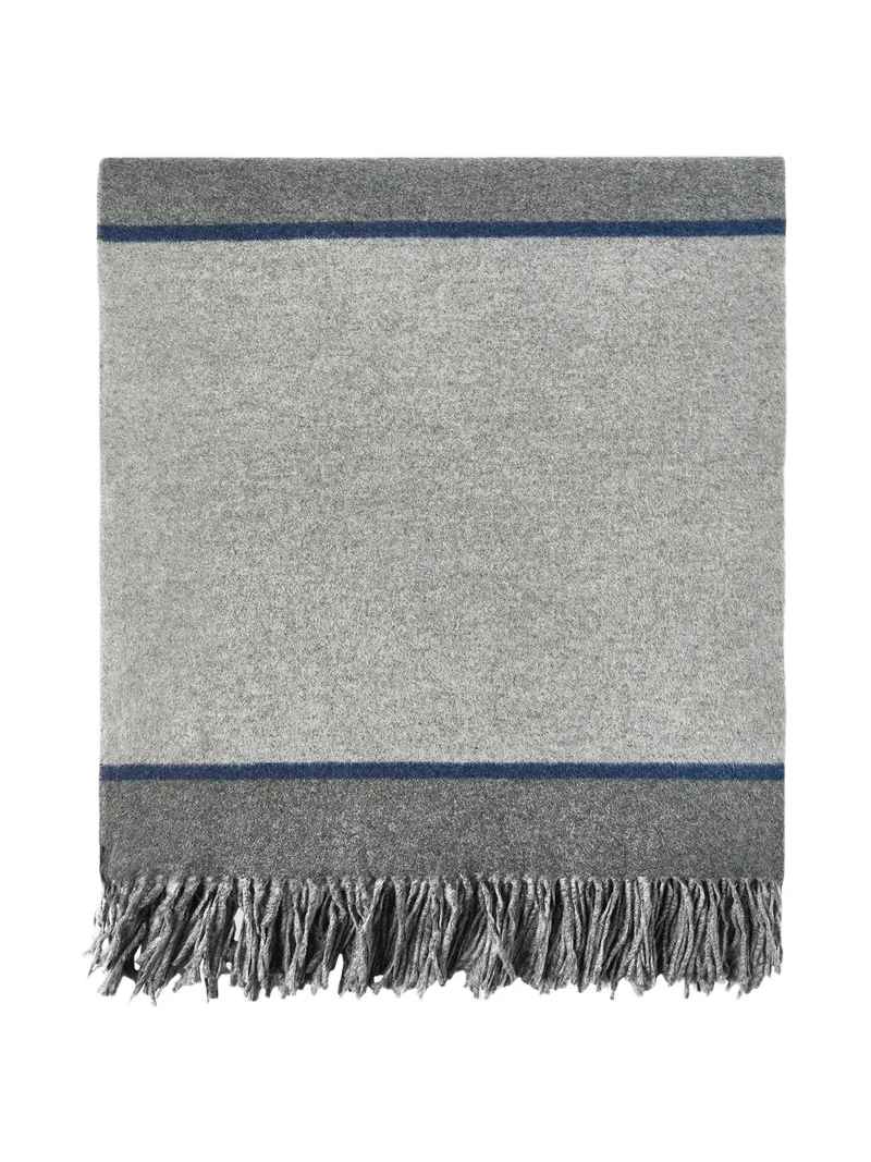 Brunello Cucinelli Silk Color Block Throw