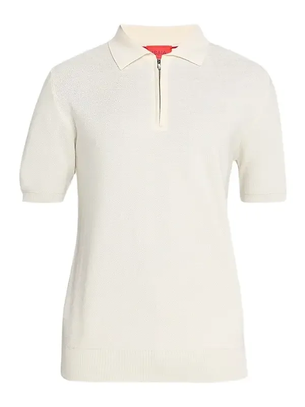 Isaia Men's Wool-Silk-Cashmere Polo Shirt