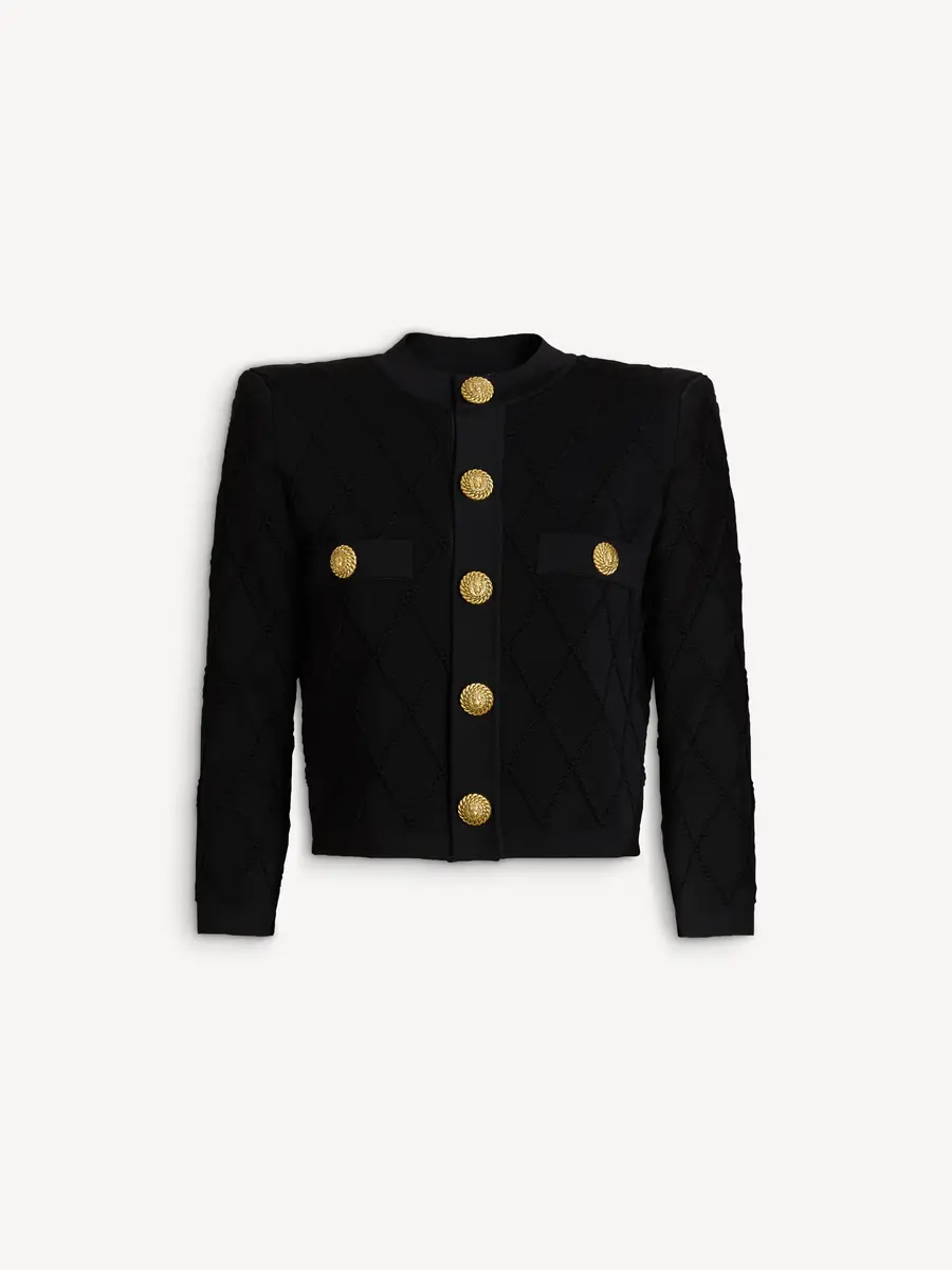 Balmain Cropped knit cardigan | Thumbnail 2 Balmain Cropped knit cardigan | Thumbnail 2