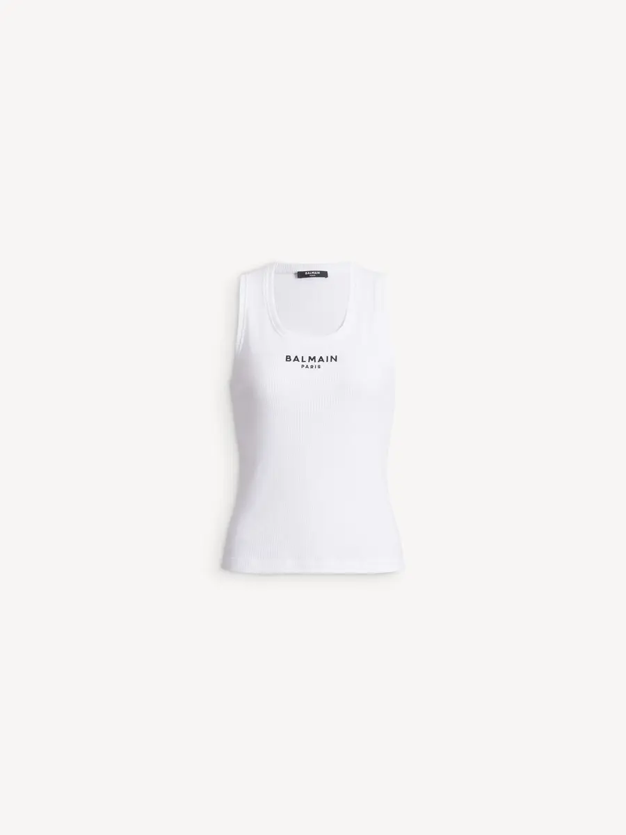 Balmain Paris embroidered vest top | Thumbnail 2 Balmain Paris embroidered vest top | Thumbnail 2