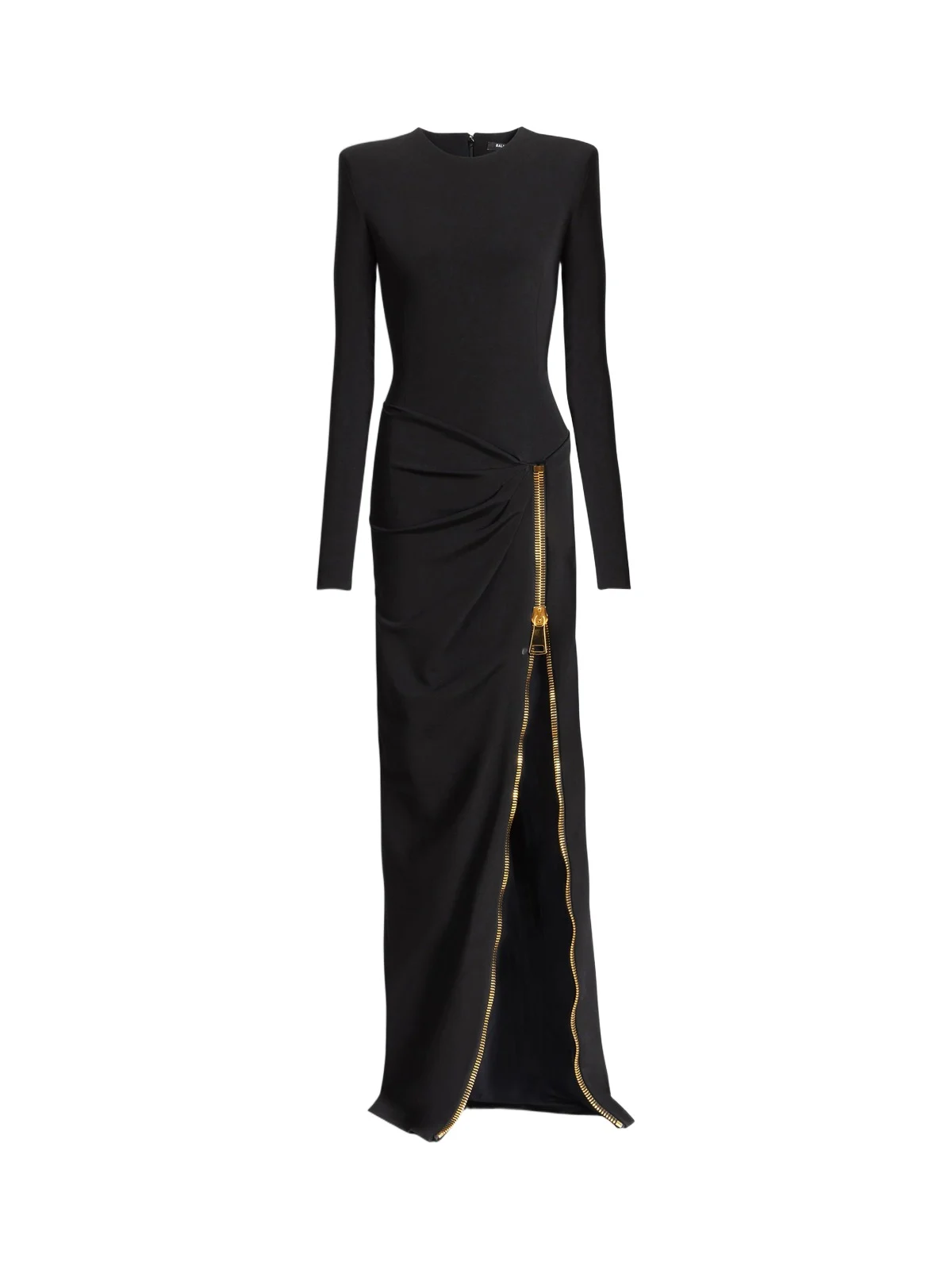 Balmain Long slit dress with zip