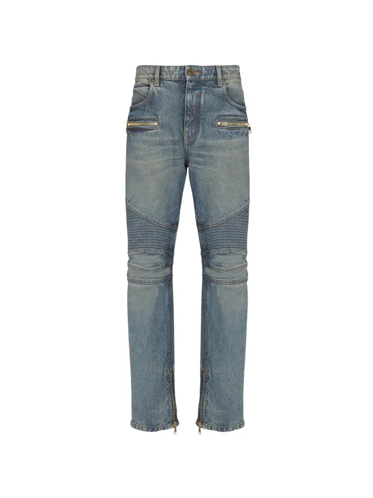 Balmain Biker jeans in vintage denim | Image 1 Balmain Biker jeans in vintage denim | Image 1