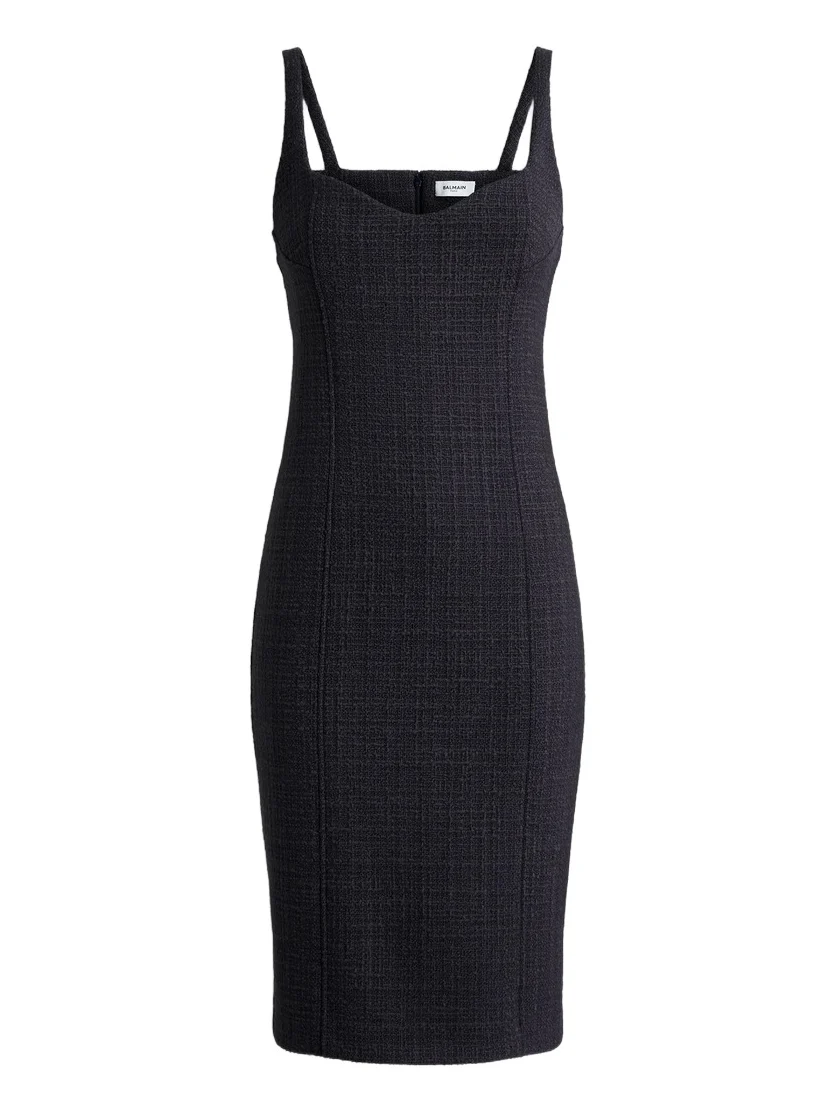 Balmain Tweed dress with spaghetti straps