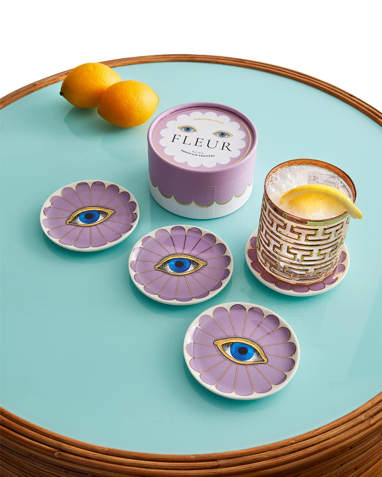 Jonathan Adler Fleur Coasters